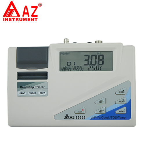 台湾衡欣 AZ86555 PH计 酸碱计氧化还原电位计电导率仪TDS 盐度计