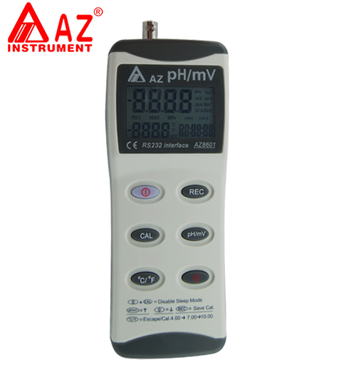 台湾衡欣 AZ8601便携式PH计 ph测试笔 酸度计 工业pH计 ph计 ph值