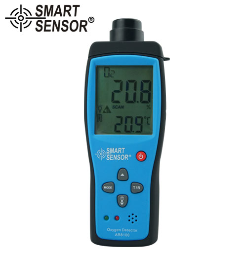 希玛 AR8100氧气浓度检测仪 O2氧气测试仪 氧气探测分析仪报警器