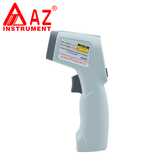 台湾衡欣 AZ8888手持式高精度红外线测温仪非接触式温度测量测温枪